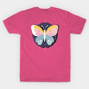 Vibrant butterfly with artistic patterns T-Shirt